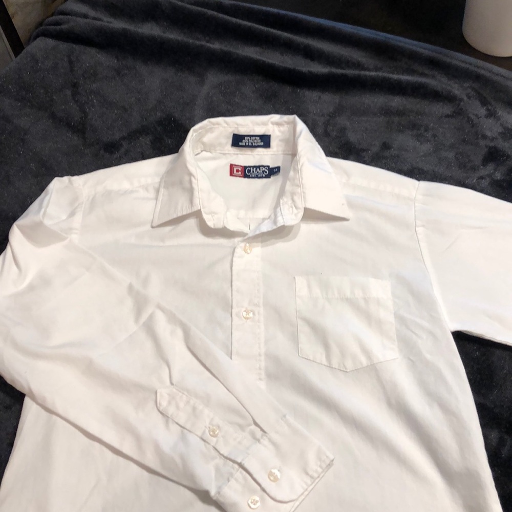 White button down shirt